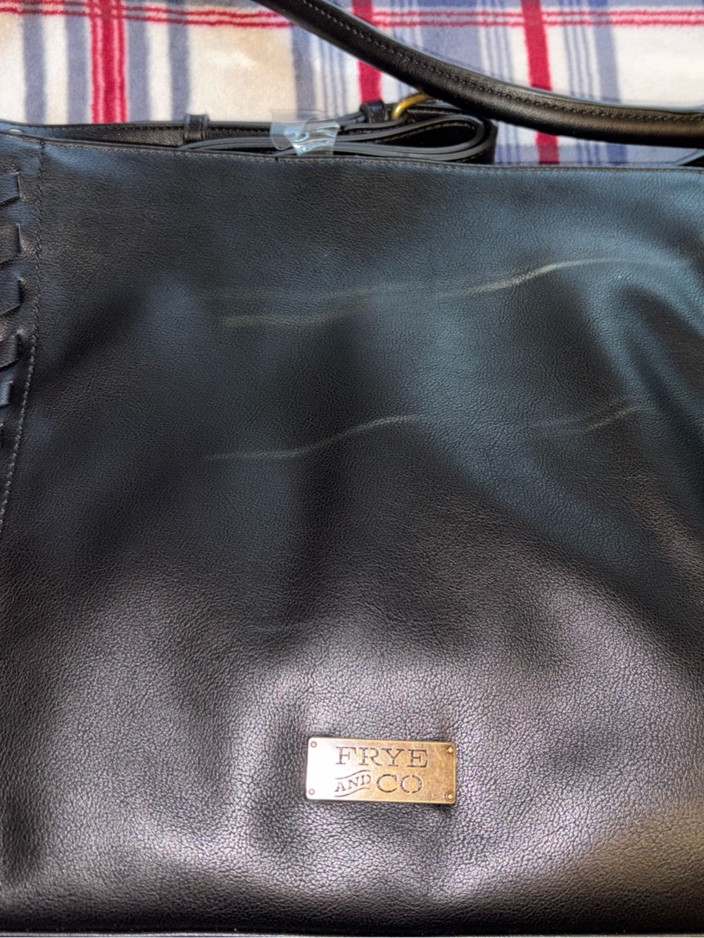 Frye Black Aurora Hobo Bag NWT